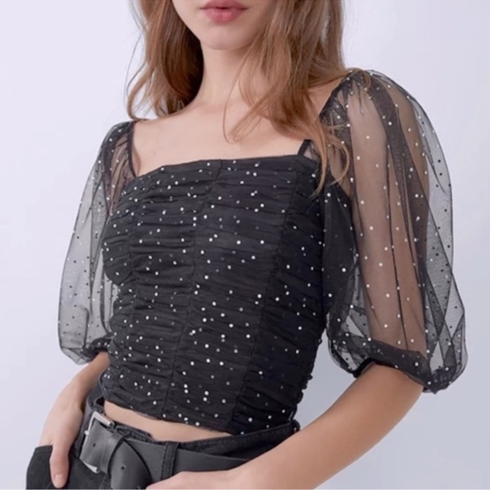 Zara Puff Sleeve Top